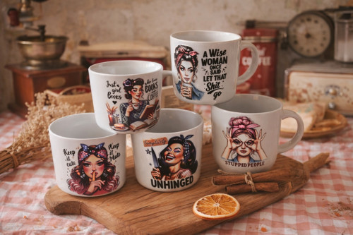 Porcelánová limitka "Completely Unhinged" – — foto 2