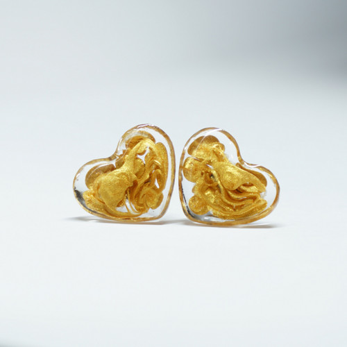 Náušnice Liquid Gold — foto 2