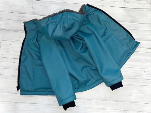 Softshell bunda dětská ZIMNÍ S BERÁNKEM v. 74-152 — foto 3