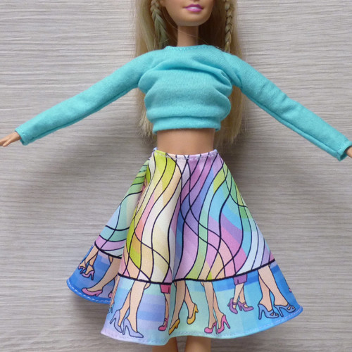 Sukně a tričko pro Barbie — foto 3