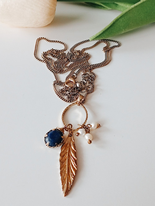 Pěkný vintage náhrdelník, boho style — foto 5