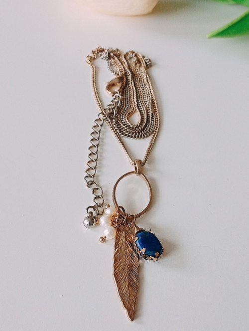 Pěkný vintage náhrdelník, boho style — foto 3