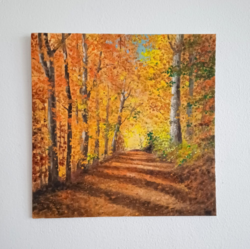 Obraz "Cesta podzimem" — foto 2