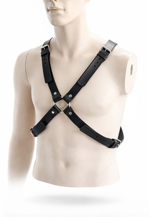 Pánský kožený harness X-CORE — foto 2