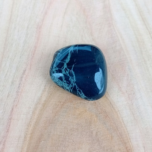 Obsidián pavoučí, tromlovaný č. 14 — foto 4