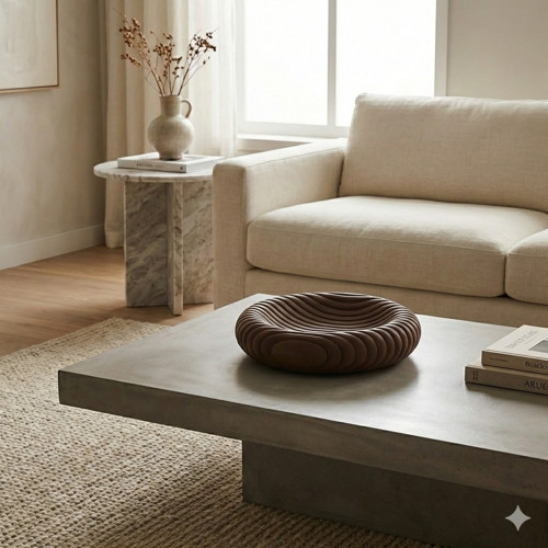Moderní designová miska - Tmavě hnědá — foto 2