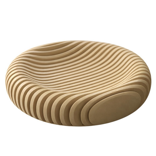 Moderní designová miska - Světle hnědá — foto 2