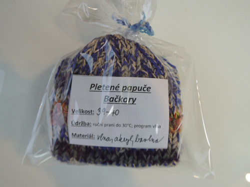 Pletené papuče č. 39-40 — foto 5