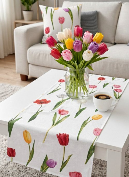 Štóla ( Tulipány 38 x 84 cm ) — foto 2