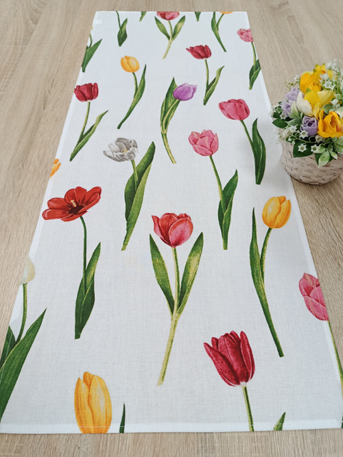 Štóla ( Tulipány 38 x 84 cm ) — foto 4