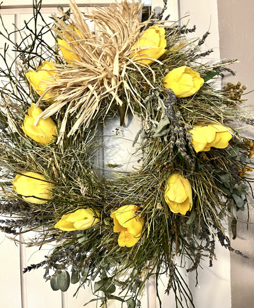 Věnec s tulipány — foto 2