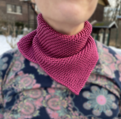 Nákrčník Merino Fine tmavě modrý — foto 2