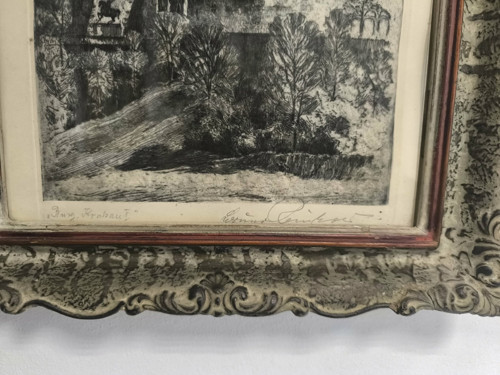Litografie - krakovský hrad — foto 2