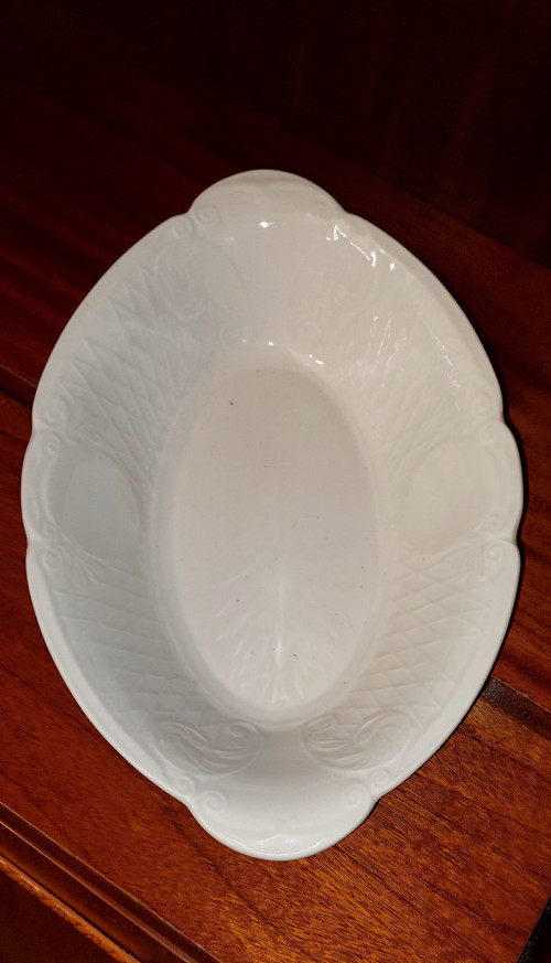 Mísa oválná porcelánová bílá — foto 2