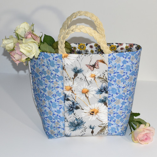 Velká dárková taška - Chrpy — foto 5