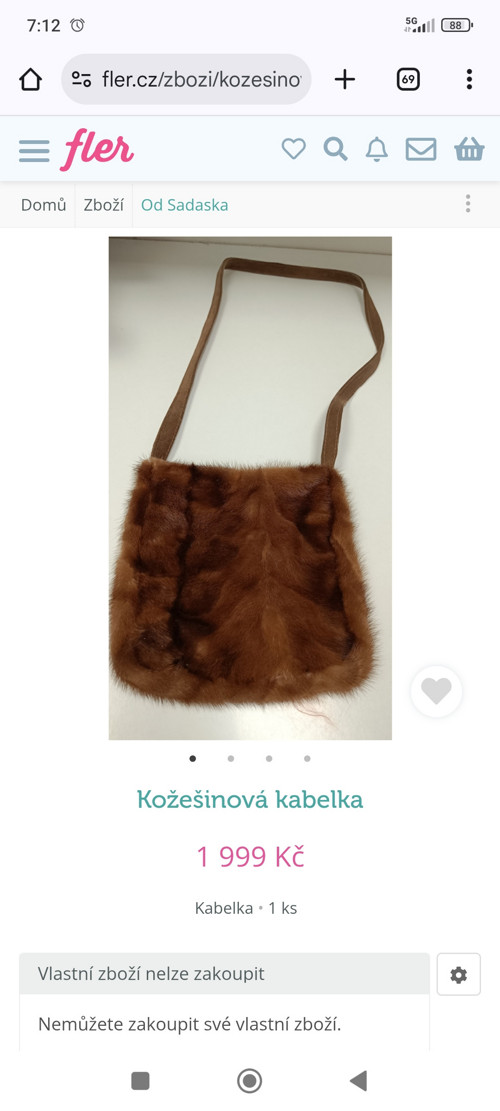 Kožešinová kabelka — foto 2