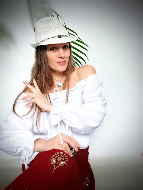 Halenka V Boho Stylu Bílá Mušelínová — foto 4