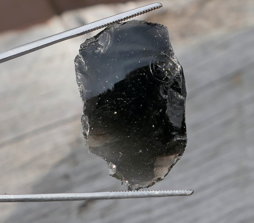 Surový obsidián černý V2237 — foto 4