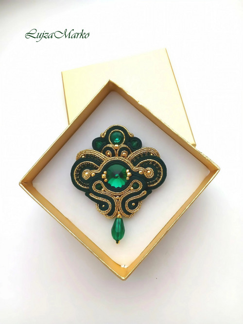 Arika soutache / sutaš brož — foto 4