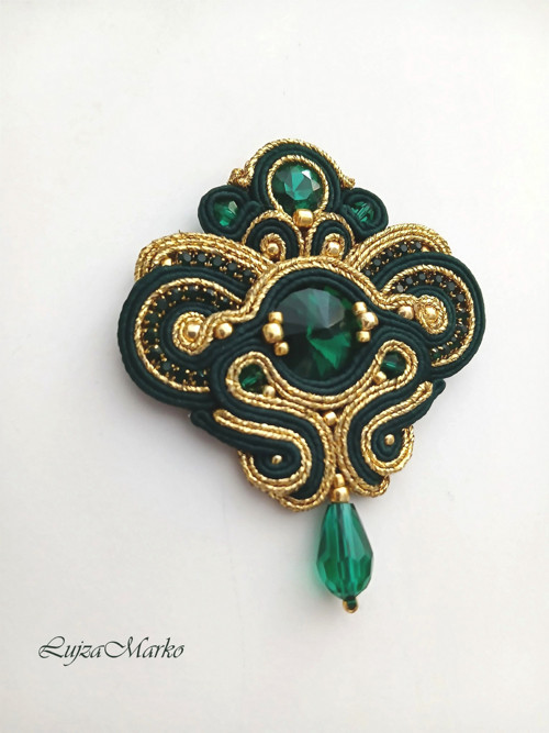 Arika soutache / sutaš brož — foto 2