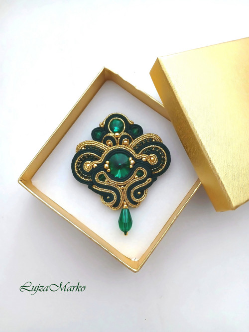 Arika soutache / sutaš brož — foto 3