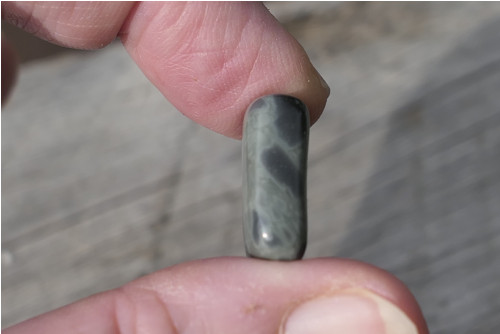 Obsidián pavoučí (19 mm) V2240 — foto 2