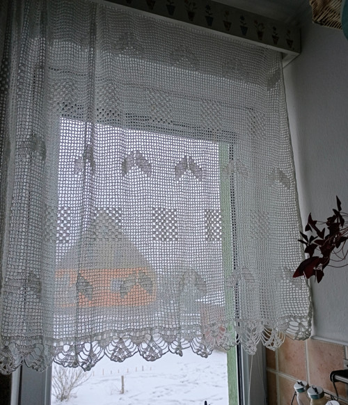 Záclonka - šachovnice — foto 2