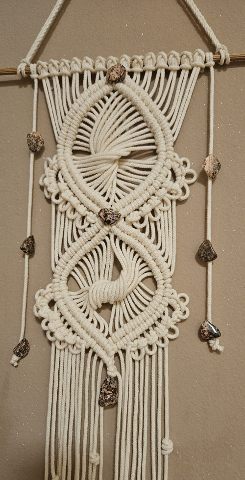 Jaspisové ochranné macramé klidu — foto 2