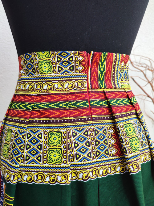 Africká Sukně - Zelená Makenzi — foto 4