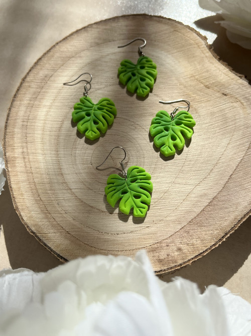Náušnice Monstera 2 — foto 3