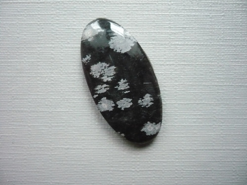 Kabošon - obsidián vločkový 27 mm, č.1f — foto 2