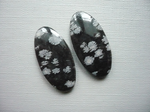 Kabošon - obsidián vločkový 27 mm, č.1f — foto 3
