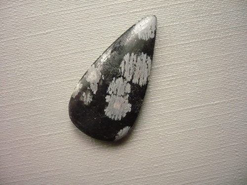 Kabošon - obsidián vločkový 28 mm, č.3f — foto 2