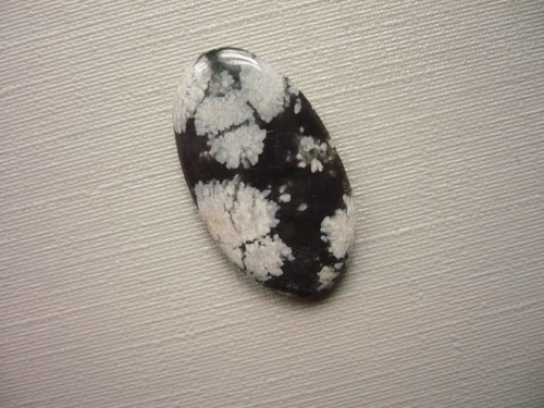 Kabošon - obsidián vločkový 23 mm, č.10f — foto 2
