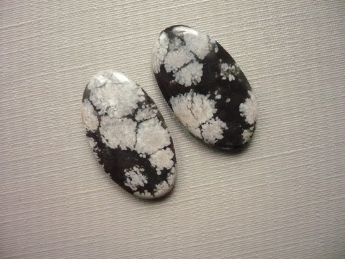 Kabošon - obsidián vločkový 23 mm, č.10f — foto 3