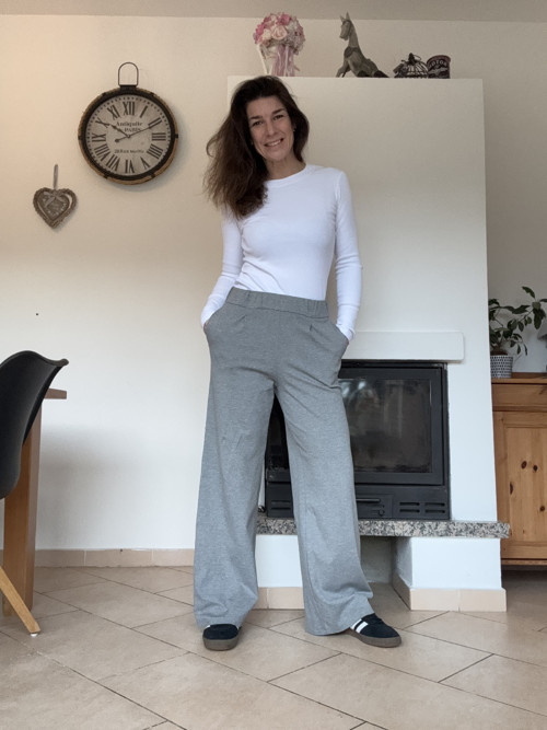 Basic bílé triko s dlouhým rukávem — foto 2