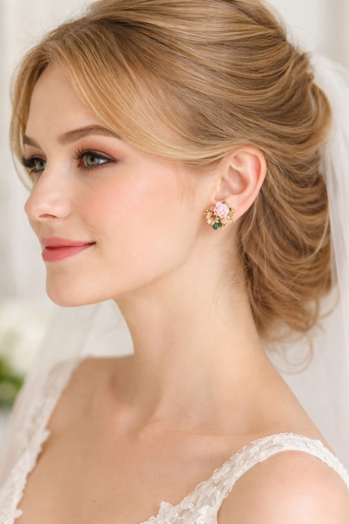 Náušnice puzety "Něžnost" — foto 2