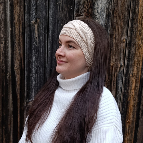 Čelenka dámská pudrová — foto 4