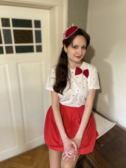 Fascinator se srdíčky — foto 4