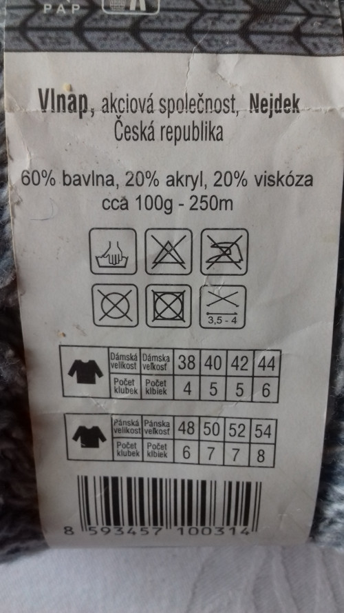 Pletací příze Samanta melír — foto 2