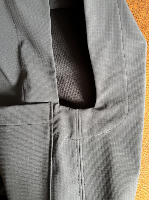 Vesta šedomodrá softshellová — foto 5