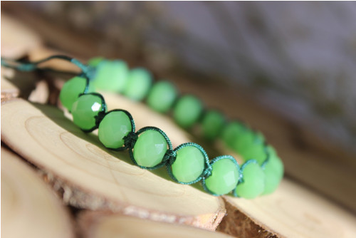 Green Team. Náramek macramé. — foto 2