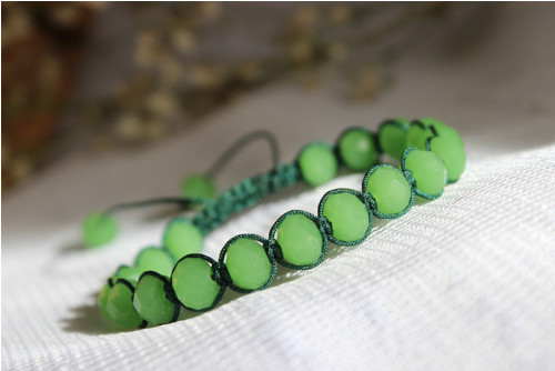 Green Team. Náramek macramé. — foto 4