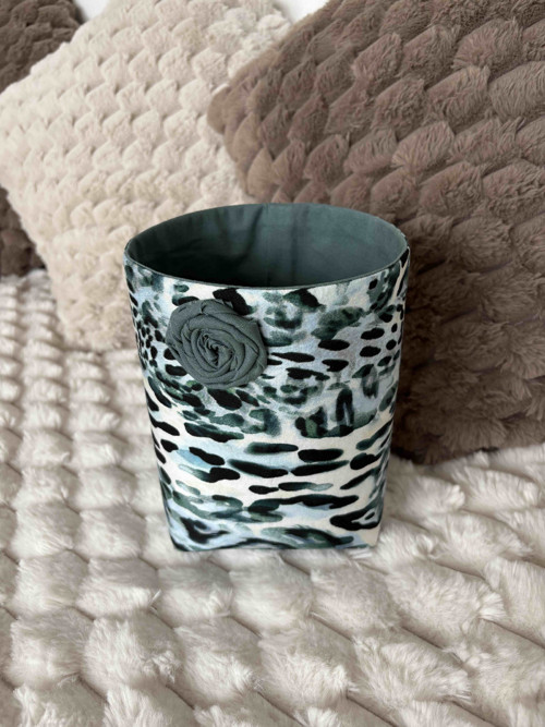 Mini úložný koš Blue Leopard — foto 2