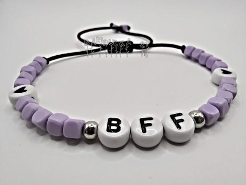 Náramek BFF, fialový — foto 2