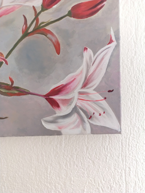 Lilie - olej na plátně — foto 4