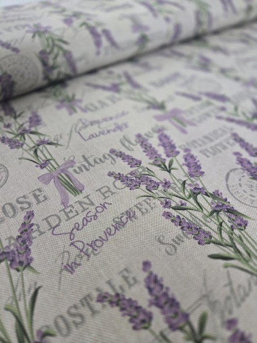 Látka-metráž dovoz Francie / LAVENDER — foto 5