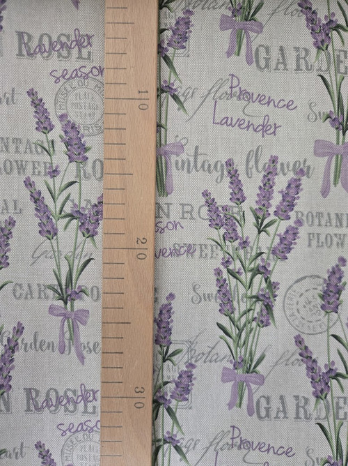 Látka-metráž dovoz Francie / LAVENDER — foto 3