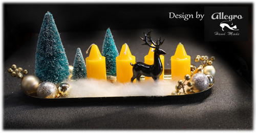 Adventní dekorace s jelenem — foto 2