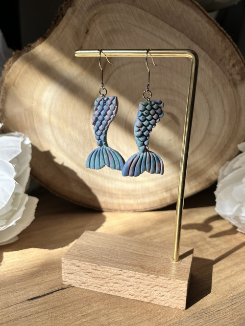 Náušnice Mermaid Tail — foto 2